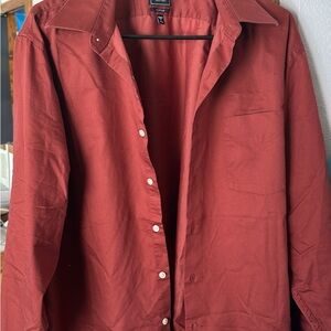 Men's Soft Sateen Red Shirt